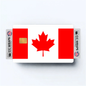 2PK Canada Flag Credit Card Sticker Skin Vinyl Decal Protector