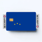 2PK Cabo Verde Flag Credit Card Sticker Skin Vinyl Decal Protector