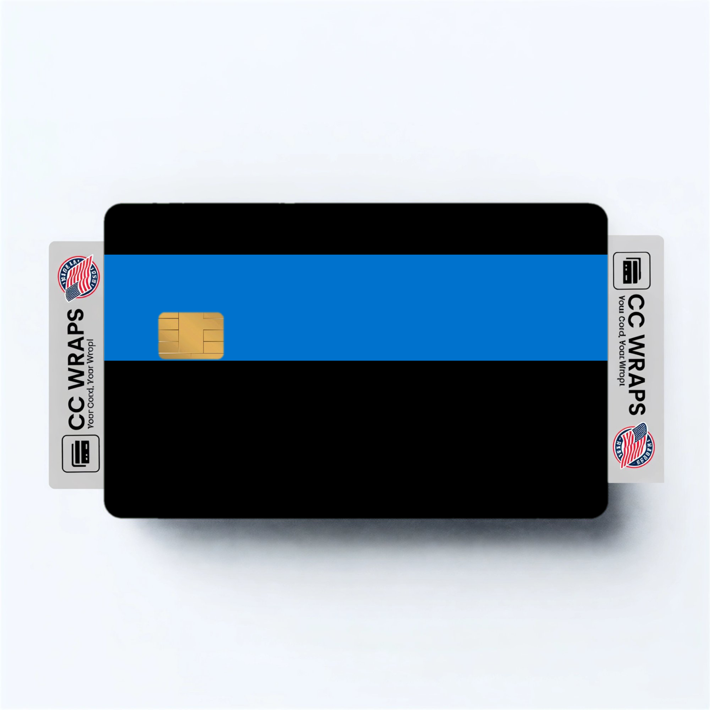 2PK Estonia Flag Credit Card Sticker Skin Vinyl Decal Protector