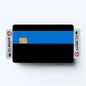 2PK Estonia Flag Credit Card Sticker Skin Vinyl Decal Protector