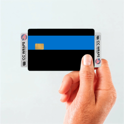 2PK Estonia Flag Credit Card Sticker Skin Vinyl Decal Protector