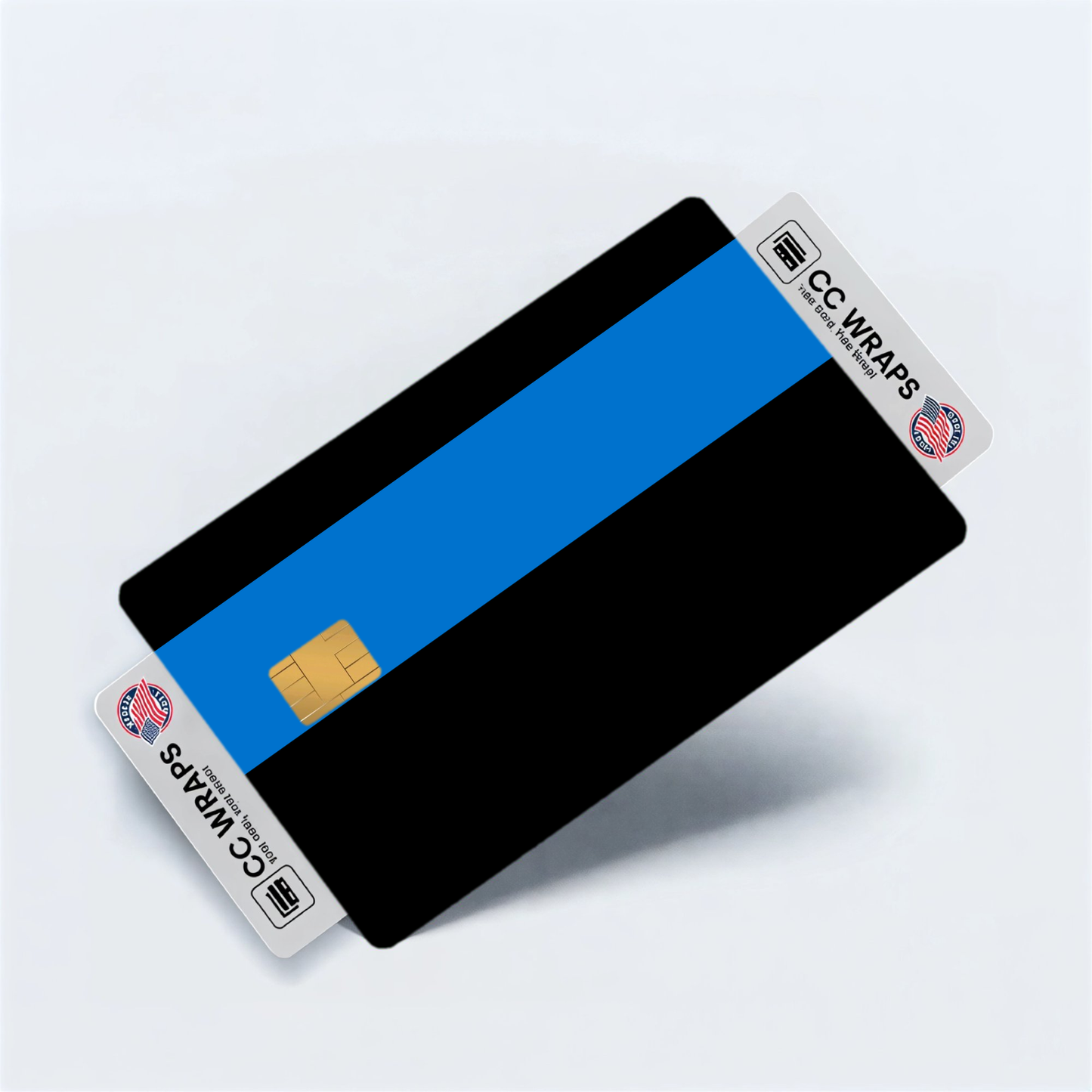 2PK Estonia Flag Credit Card Sticker Skin Vinyl Decal Protector