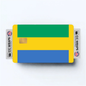 2PK Gabon Flag Credit Card Sticker Skin Vinyl Decal Protector