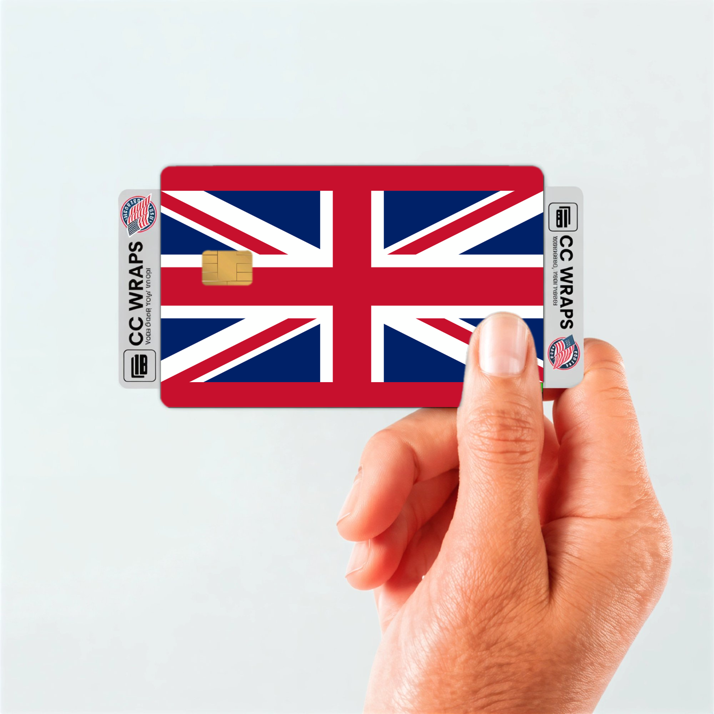 2PK United Kingdom Flag Credit Card Sticker Skin Vinyl Decal Protector
