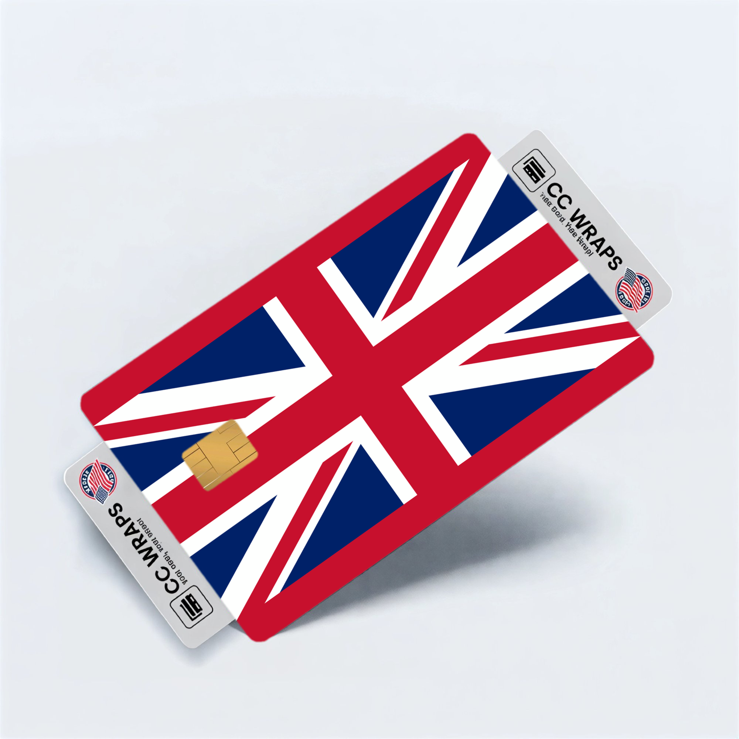 2PK United Kingdom Flag Credit Card Sticker Skin Vinyl Decal Protector