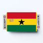 2PK Ghana Flag Credit Card Sticker Skin Vinyl Decal Protector