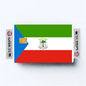 2PK Equatorial Guinea Flag Credit Card Sticker Skin Vinyl Decal Protector