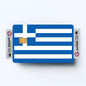 2PK Greece Flag Credit Card Sticker Skin Vinyl Decal Protector