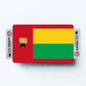 2PK Guinea-Bissau Flag Credit Card Sticker Skin Vinyl Decal Protector