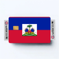 2PK Haiti Flag Credit Card Sticker Skin Vinyl Decal Protector