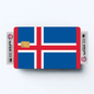2PK Iceland Flag Credit Card Sticker Skin Vinyl Decal Protector