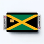 2PK Jamaica Flag Credit Card Sticker Skin Vinyl Decal Protector