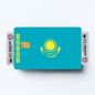 2PK Kazakhstan Flag Credit Card Sticker Skin Vinyl Decal Protector