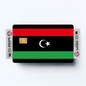 2PK Libya Flag Credit Card Sticker Skin Vinyl Decal Protector