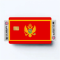 2PK Montenegro Flag Credit Card Sticker Skin Vinyl Decal Protector