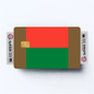 2PK Madagascar Flag Credit Card Sticker Skin Vinyl Decal Protector