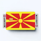 2PK North Macedonia Flag Credit Card Sticker Skin Vinyl Decal Protector