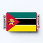 2PK Mozambique Flag Credit Card Sticker Skin Vinyl Decal Protector