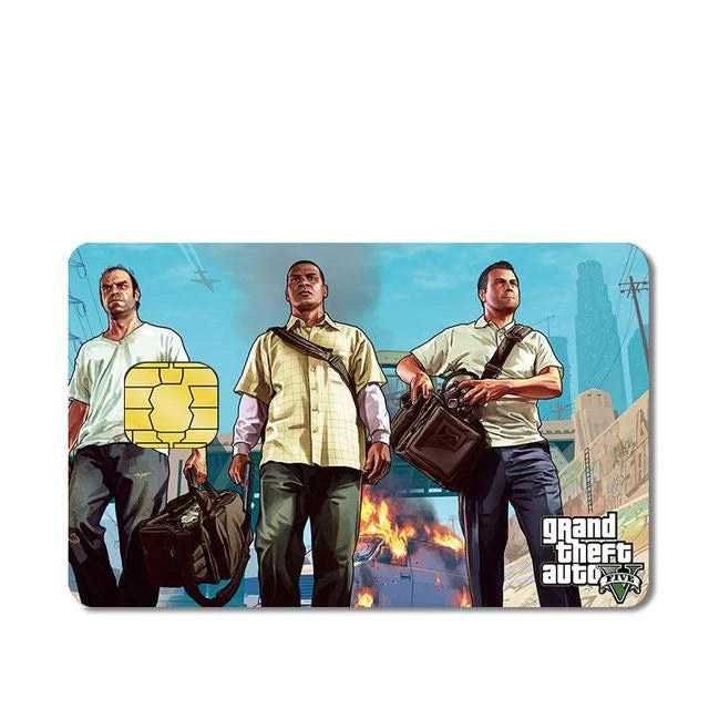 Grand Theft Auto V Custom Vinyl Credit Card Sticker by CC Wraps