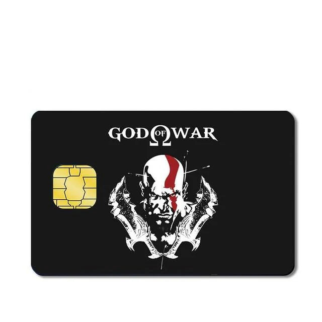 God of War Custom Vinyl Credit Card Sticker by CC Wraps