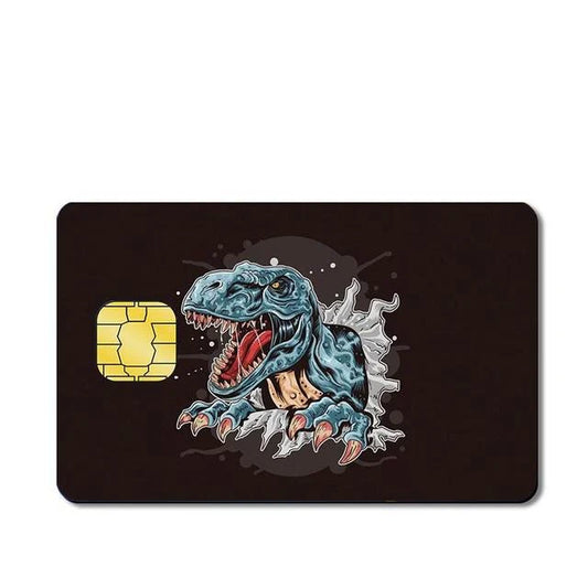 T-REX Custom Vinyl Credit Card Sticker by CC Wraps