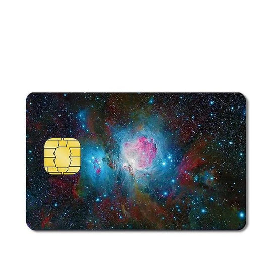 Galaxy Custom Vinyl Credit Card Sticker by CC Wraps