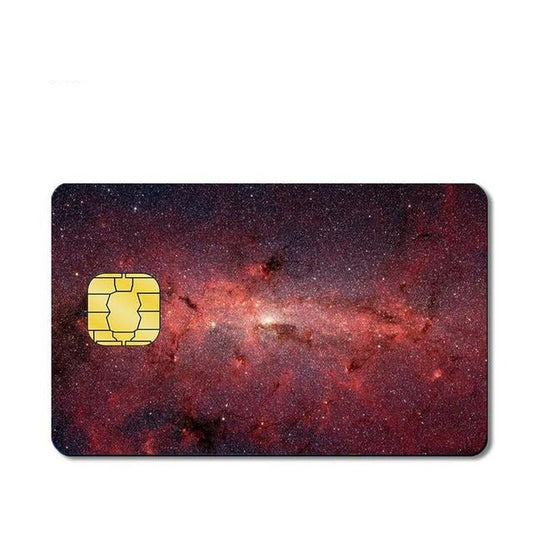 Universe Custom Vinyl Credit Card Sticker by CC Wraps