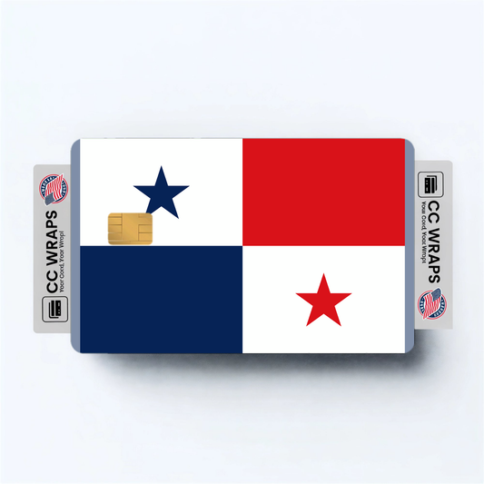 2PK Panama Flag Credit Card Sticker Skin Vinyl Decal Protector