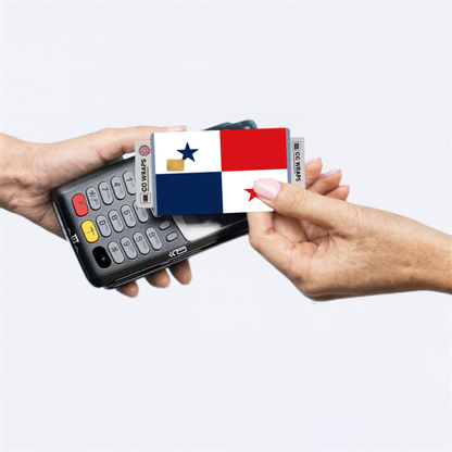 2PK Panama Flag Credit Card Sticker Skin Vinyl Decal Protector
