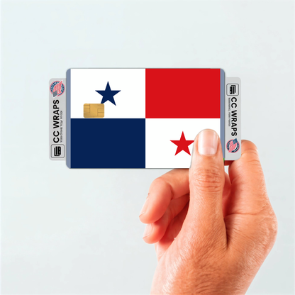 2PK Panama Flag Credit Card Sticker Skin Vinyl Decal Protector
