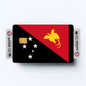 2PK Papua New Guinea Flag Credit Card Sticker Skin Vinyl Decal Protector