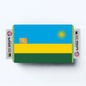 2PK Rwanda Flag Credit Card Sticker Skin Vinyl Decal Protector