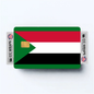 2PK Sudan Flag Credit Card Sticker Skin Vinyl Decal Protector