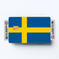 2PK Sweden Flag Credit Card Sticker Skin Vinyl Decal Protector