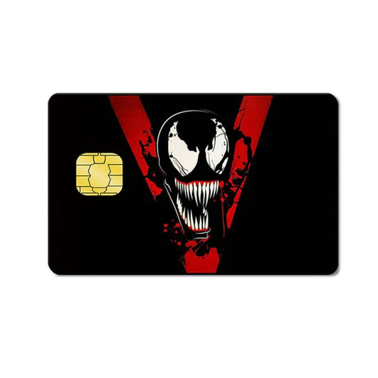 Venom Custom Vinyl Credit Card Sticker by CC Wraps