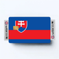 2PK Slovakia Flag Credit Card Sticker Skin Vinyl Decal Protector