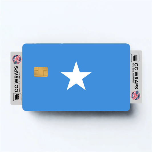 2PK Somalia Flag Credit Card Sticker Skin Vinyl Decal Protector
