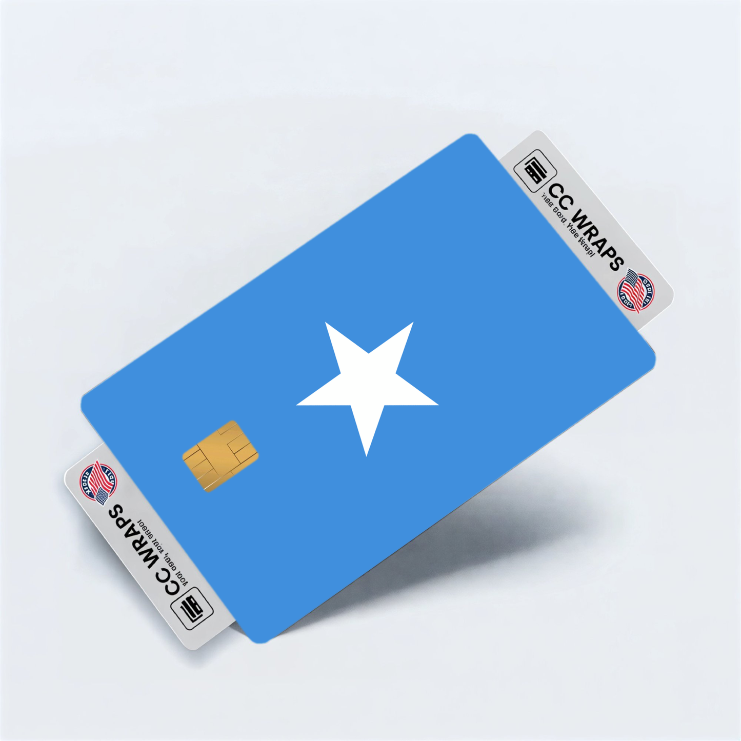 2PK Somalia Flag Credit Card Sticker Skin Vinyl Decal Protector