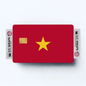 2PK Suriname Flag Credit Card Sticker Skin Vinyl Decal Protector