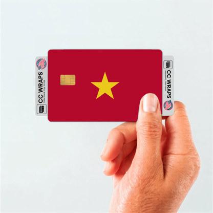 2PK Suriname Flag Credit Card Sticker Skin Vinyl Decal Protector