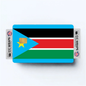 2PK South Sudan Flag Credit Card Sticker Skin Vinyl Decal Protector