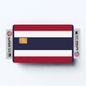 2PK Thailand Flag Credit Card Sticker Skin Vinyl Decal Protector