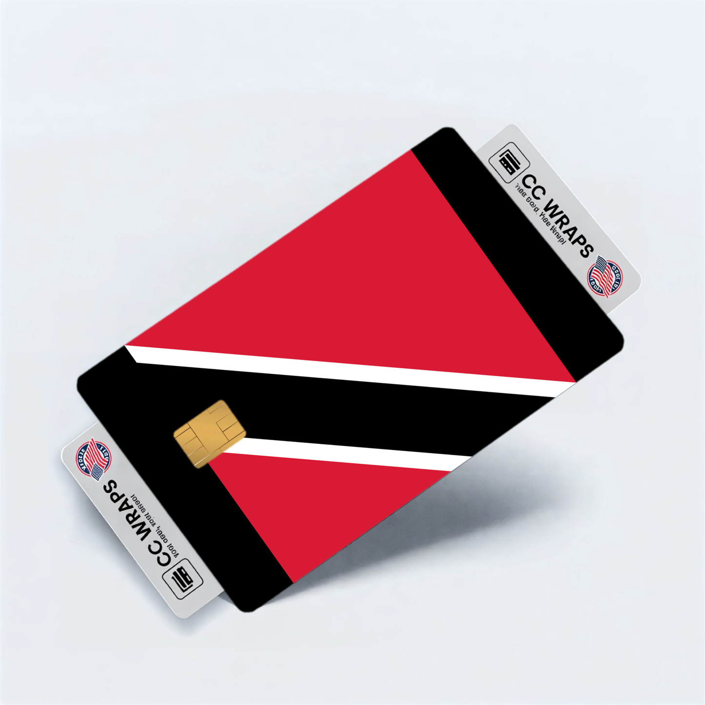 2PK Trinidad and Tobago Flag Credit Card Sticker Skin Vinyl Decal Protector