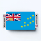 2PK Tuvalu Flag Credit Card Sticker Skin Vinyl Decal Protector