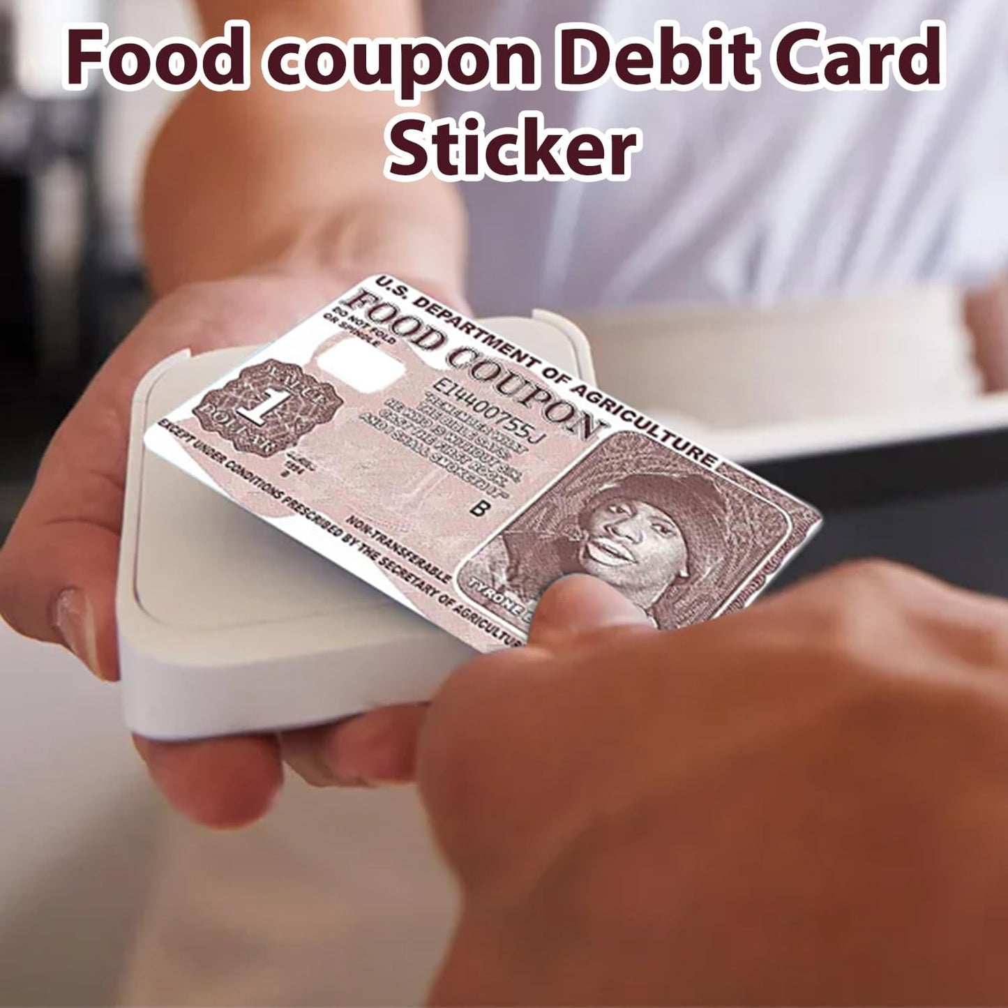 Tyrone Biggums Credit Card Sticker - Custom Vinyl Credit Card Skin