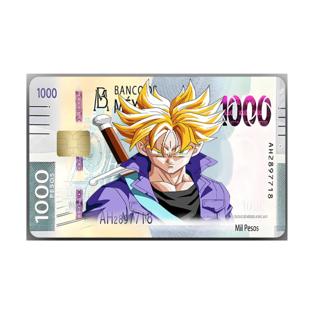 Dragon Ball Z Custom Vinyl Credit Card Sticker by CC Wraps