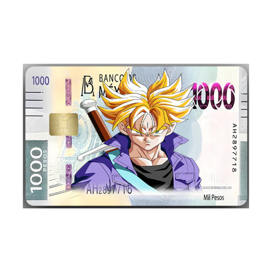 Dragon Ball Z Custom Vinyl Credit Card Sticker by CC Wraps