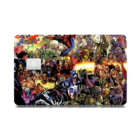 Avengers Custom Vinyl Credit Card Sticker by CC Wraps