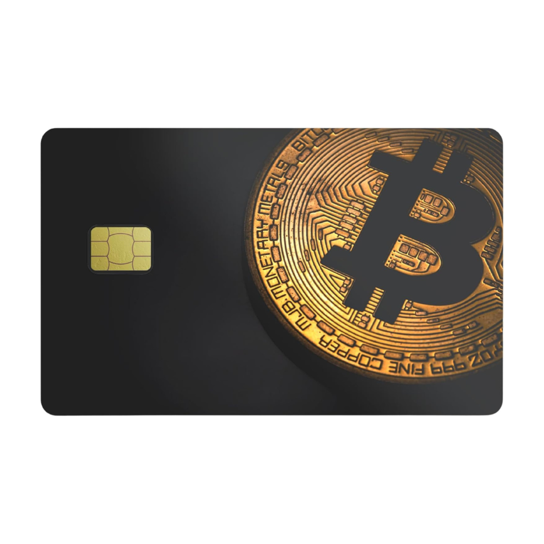 Bitcoin Crypto Custom Vinyl Credit Card Sticker by CC Wraps