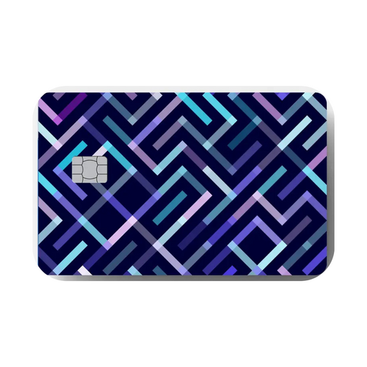 Colorful Bright Custom Vinyl Credit Card Sticker by CC Wraps